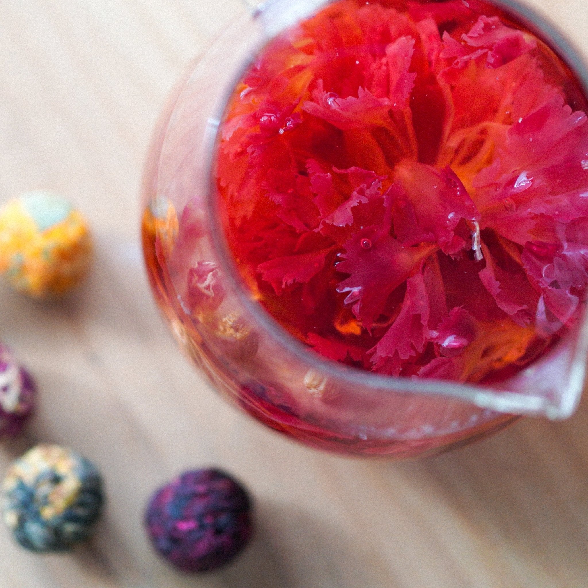 Blooming Tea Balls in Glass Tube - Better Tea Co.